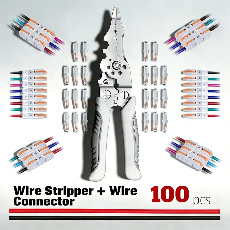 Universal Quick Lever Electrical Wire Connectors (24-12 AWG) Assortment (30/60Pcs)