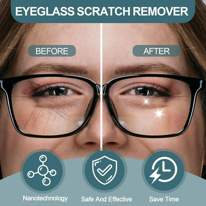 2026 New Upgraded Eyeglass Scratch Remover for Lenses, Eyeglass Cleaner Spray, Glasses Lens Scratch Remover for Eyeglasses