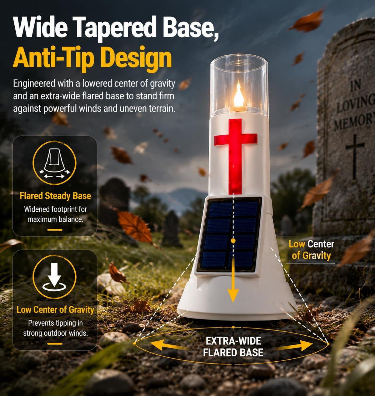 🔥 Last Day 49% OFF-Solar Memorial Flameless Candle Lights