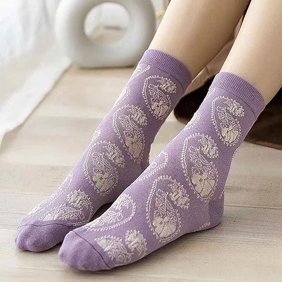 🌸 Vintage Floral Socks – 50% OFF Today Only! ✨
