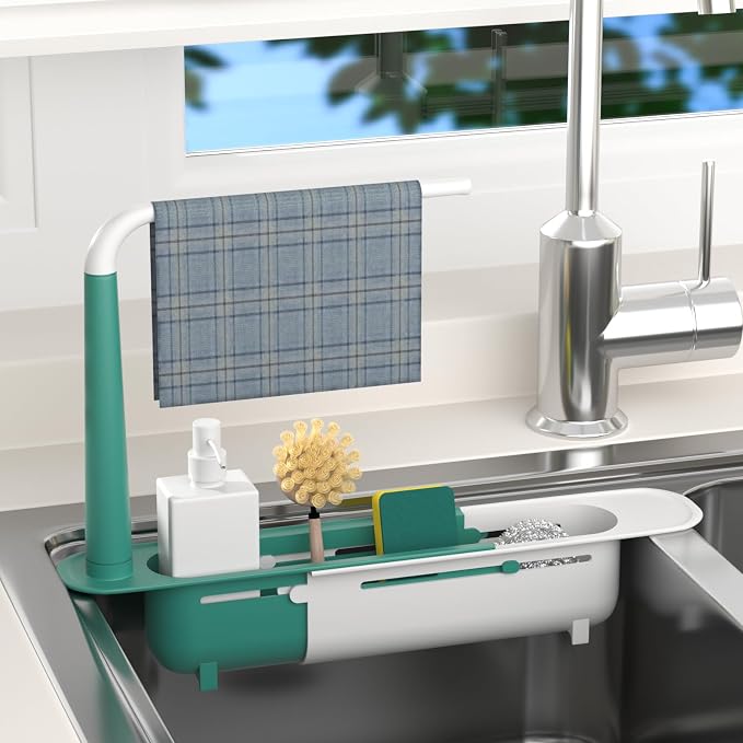 ⚡Updated Telescopic Sink Storage Rack