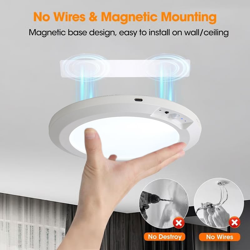 🔥2026 New Rechargeable Human Body Induction Ceiling Light