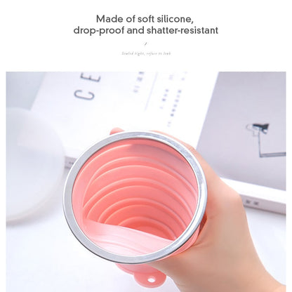 270ML Foldable Silicone Travel Cup - Anti-Slip Anti-Scald Camping Mug