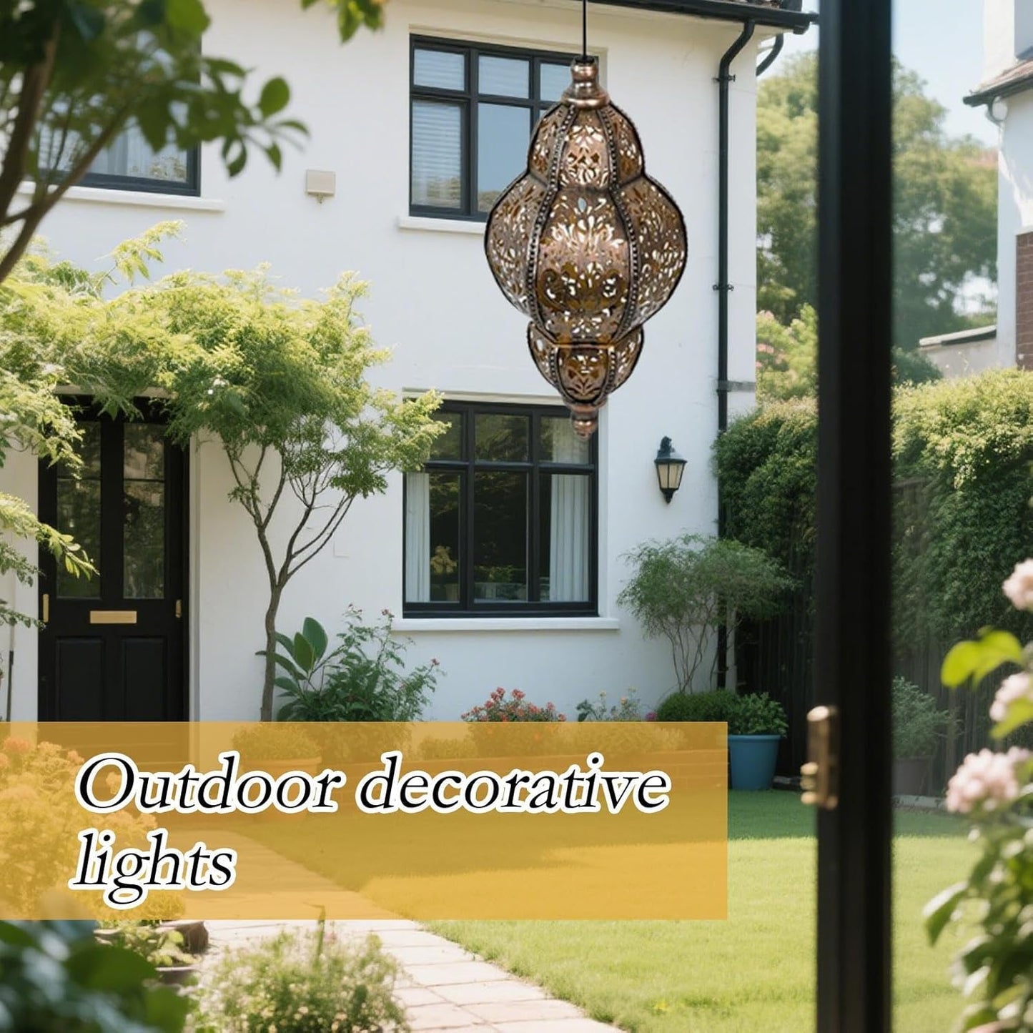 🏮 Baroque Solar Lantern Outdoor Light