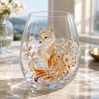 🔥✨ 3D Animal Floral Glass Tumbler | For Prettier Sips, Sunlight-Catching Details, Nature Charm & Elegant Everyday Drink Vibes 🌸🐾