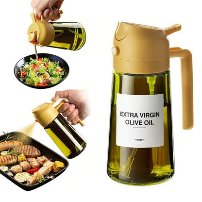 💕2 in 1 Glass Oil Sprayer & Dispenser