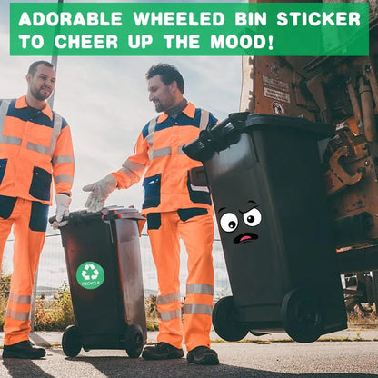🌱 Eco-Friendly Funny Face Sticker Set(4 whimsical facial expressions from grinning to silly)