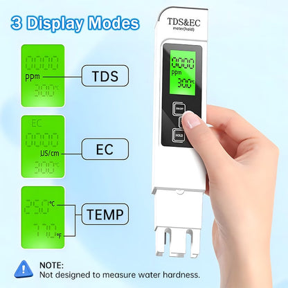 🔥Last Day 50% OFF🔥4-in-1 TDS Meter Digita Water Quality Tester 0-9990 PPM Hard Water Clarity Assurance