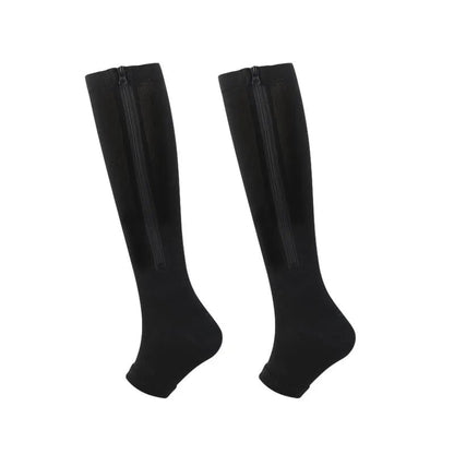 ❌No More Struggle 🏃‍♂️ Sports Zipper Socks – Comfort, Support & Easy On/Off