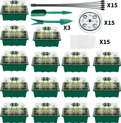 🔥 Last Day 50% OFF-Adjustable Humidity Seed Starter Trays