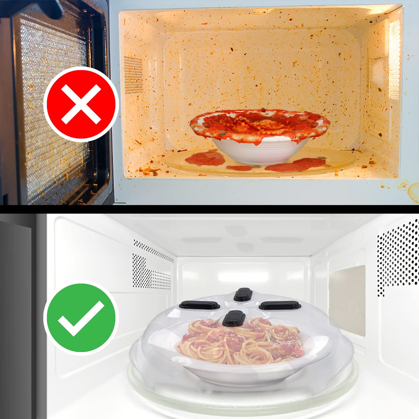 12-Inch Magnetic Microwave Splatter Cover