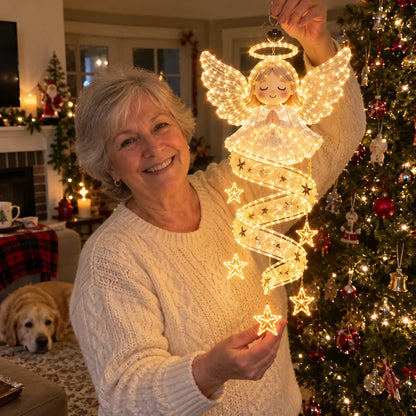 ⏳ Last Day 49% OFF – 🎄Christmas Magic Spiral™ Hanging LED Light Collection – 9 Festive Designs ✨ | Suspended Glowing Characters with Spiral Lights & Hanging Details for Porches, Windows, Entryways & Holiday Displays