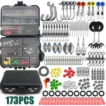 All-In-One Fishing Tackle Kit with Storage Box