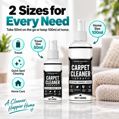 🧴🧽 Deep Cleaning Carpet Spray – Easily Lift Stains & Refresh Carpets! ✨🍀