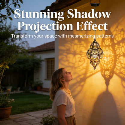 🏮 Baroque Solar Lantern Outdoor Light