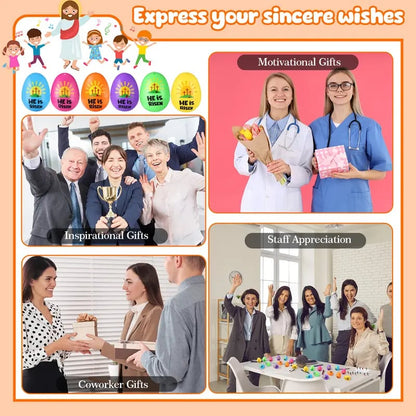 ✝️Christian Easter Surprise Eggs: Pre‐Filled Eggs with Mini Jesus Figures – Share Hope & Faith This Spring🌸