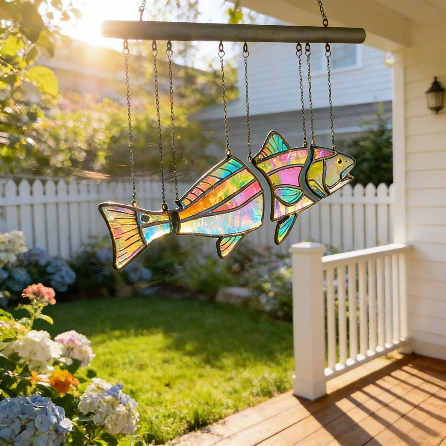✨🌞2026 Spring Special Offer 49% OFF🐟Handcrafted Stained Glass Red Drum - The Illusion of Swimming