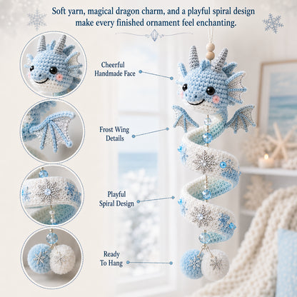 🔥Buy 3, Get 1 Free 🔥🐉 DIY Dragon Spiral Hanging Ornament Kit