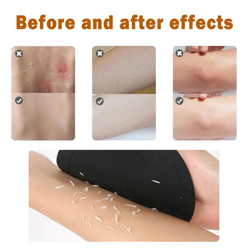4 Counts Soft Rubber Shower Scrubber for Efficient Cleansing Body