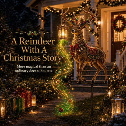 🔥Buy 2 Get 20% OFF🔥Light-Up Reindeer Christmas Yard Stake