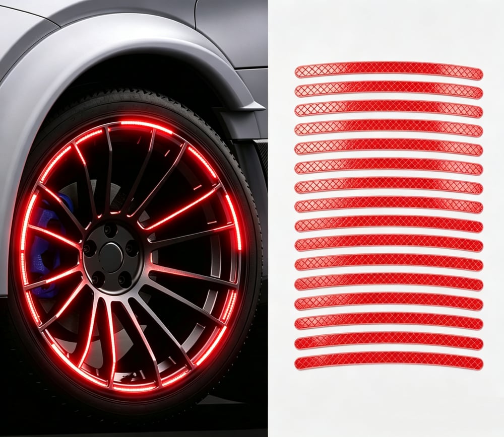 💥💥💥Buy 3 Get 5 Free💥💥💥20 PCS Creative Wheel Hub Rim Reflective Stickers