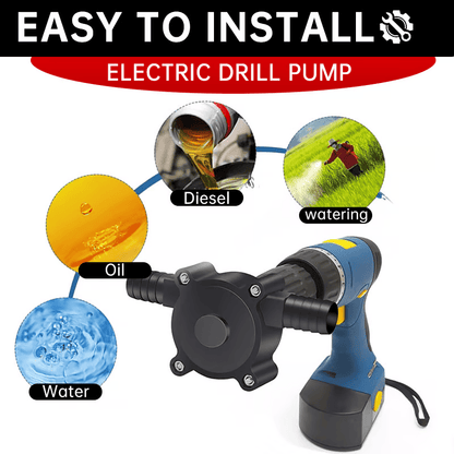 🔥 HOT SALE 49% OFF👨‍🌾🔥Portable Electric Drill Pump