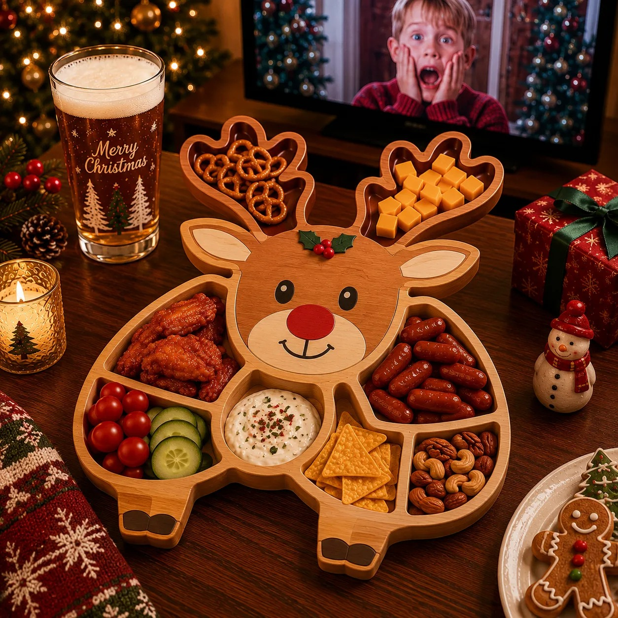 🔥Last Day BUY 2 GET 1 FREE🎄 Christmas Snack Serving Tray