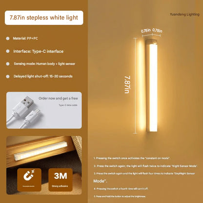 🔥Punch-free Smart Sensor Magnetic Rechargeable LED Lights