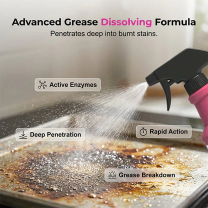 🌞Summer Hot Sale-60% Off!!🌿Fast-Acting Heavy-Duty Grill Degreaser Spray