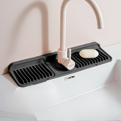 Silicone Faucet Splash Guard – Drip Mat for Sink & Basin