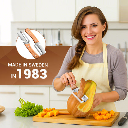 ✨Stainless Peeler, High-Grade Durability,Clean, Precision Peeling + Bottle Opener