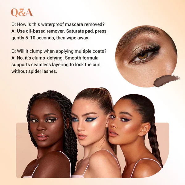 🔥Only today‼️Waterproof & Sweatproof Lengthening & Curling Mascara