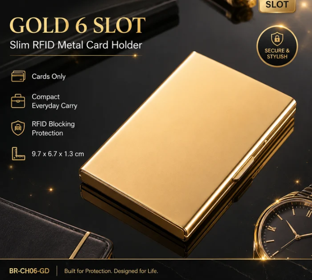 Tyiipro™ RFID Blocking Metal Card Holder