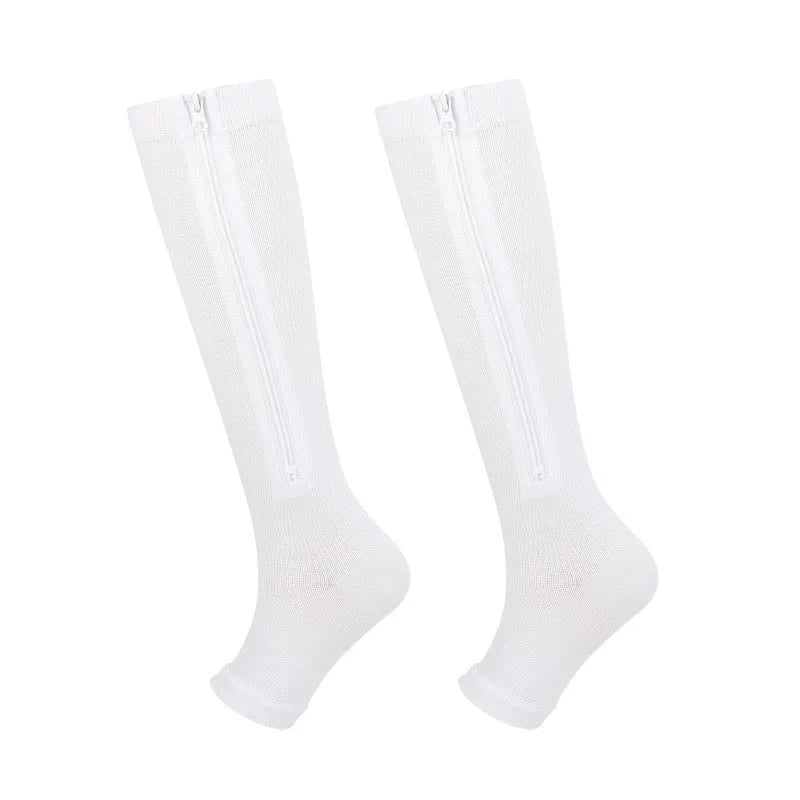 ❌No More Struggle 🏃‍♂️ Sports Zipper Socks – Comfort, Support & Easy On/Off