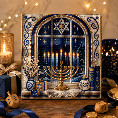 🎁Last Day 49% OFF - 🕎✨DIY Hanukkah Pearl Art Kit(📦Buy 2 Free Shipping)