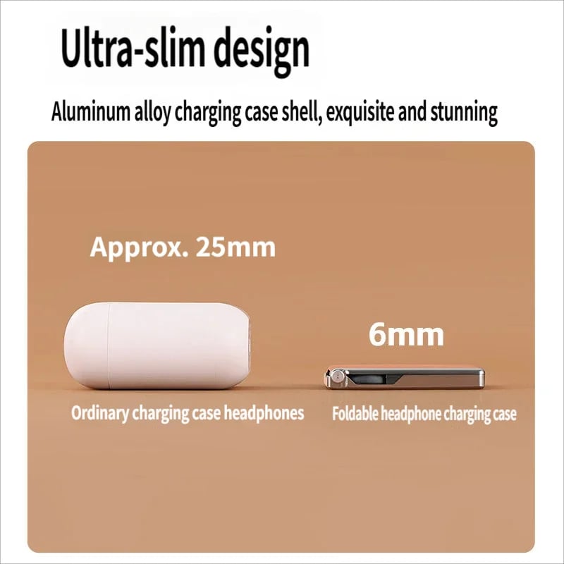 🔥Last Day 50% OFF -🎧Wireless Bluetooth Ultra-thin Foldable Earphones