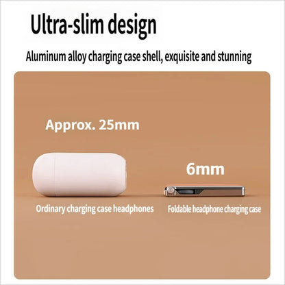 🔥Last Day 50% OFF -🎧Wireless Bluetooth Ultra-thin Foldable Earphones