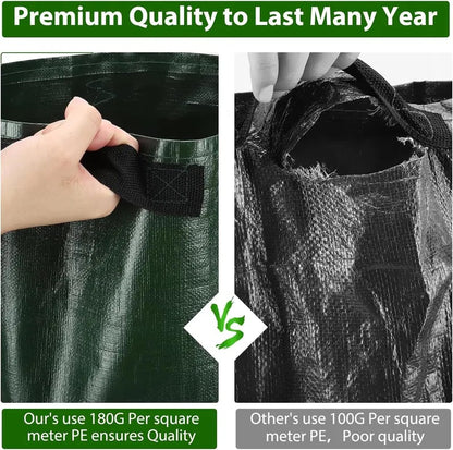 🥔 10 Gallon Potato Grow Bags (Set of 3) – Easy Harvest Flap 🌱