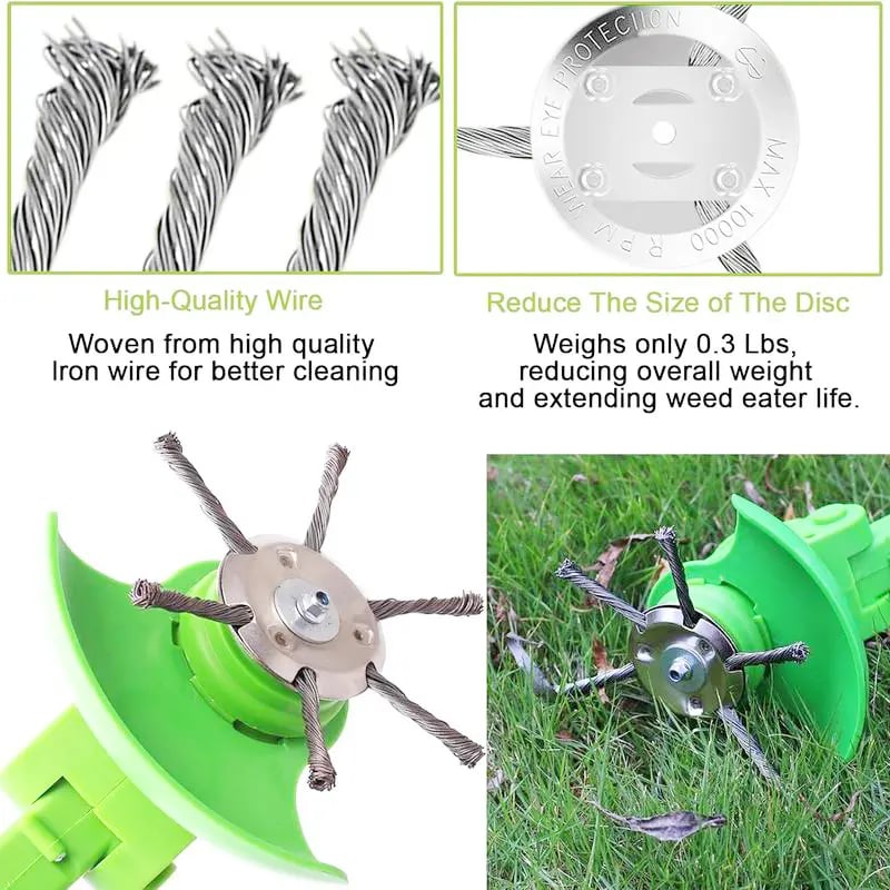 🔧Universal Steel Wire Trimmer Head Replacement