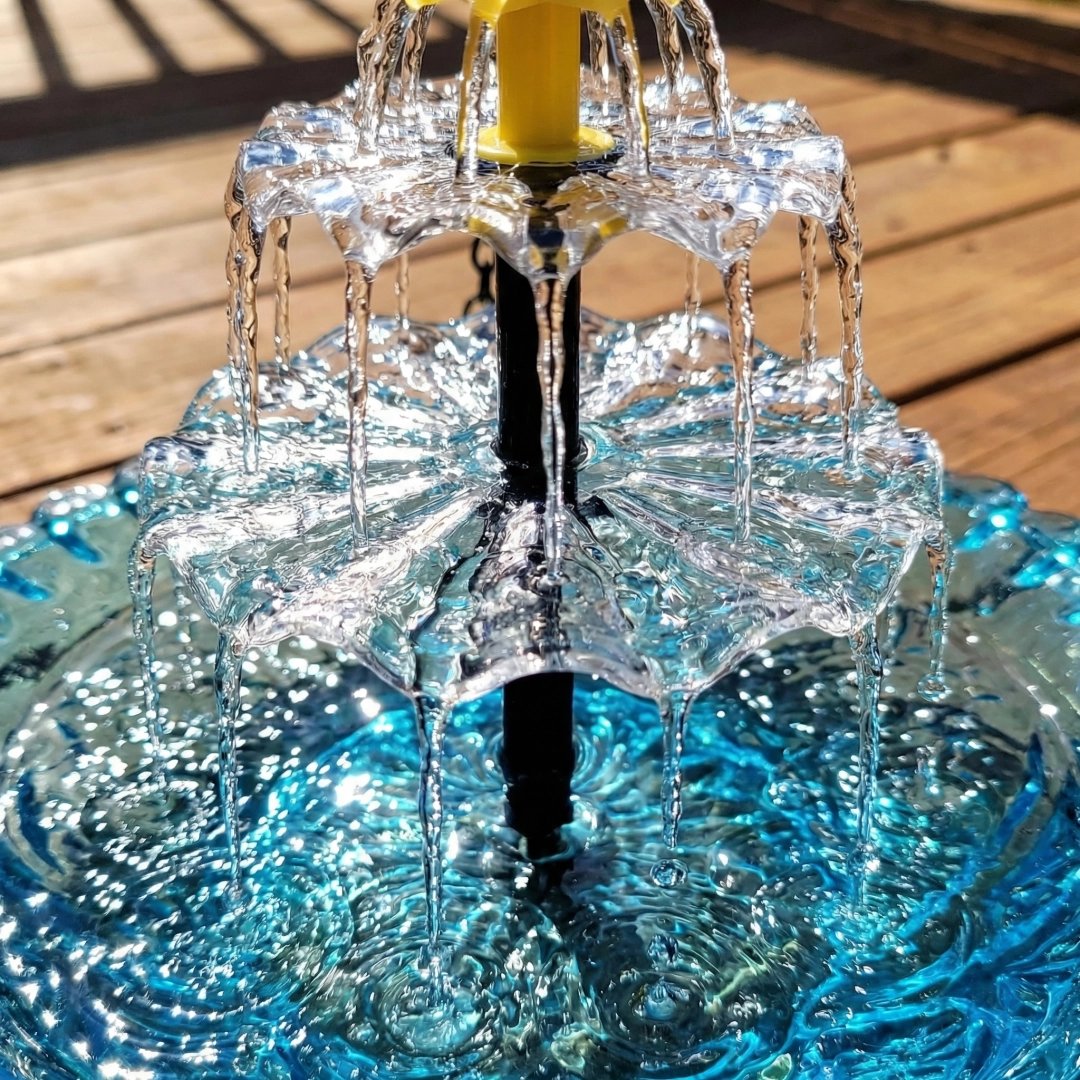 ✨2026 Spring special offer 50% off-🐦Solar Cascade Hanging Bird Bath Fountain🔥Buy 2 Free Shipping