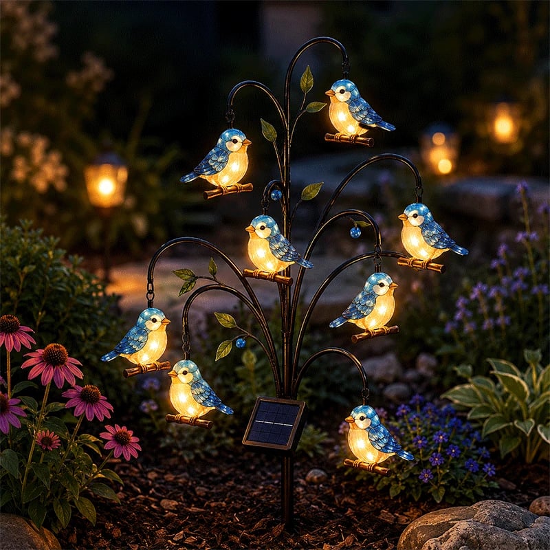 🦩Bird-Shaped Solar Stump Light