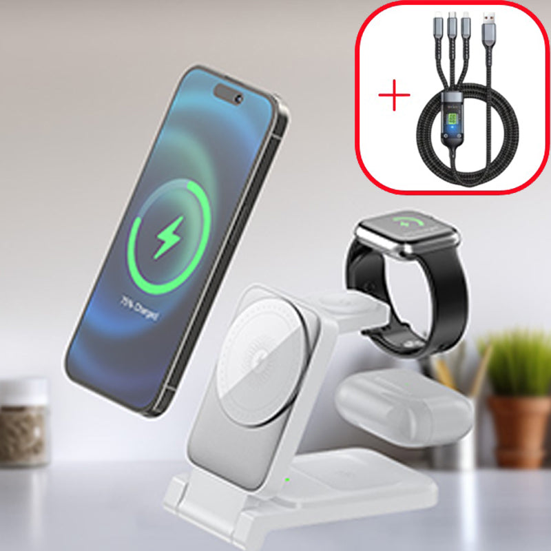 🔥Last day of the limited-time 30% off sale!🔥3-in-1 Foldable Magnetic Wireless Charger