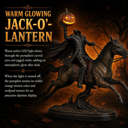 🎃🏇Midnight Chase Headless Horseman Statue | Awaken the Legend of the Hollow(✨Same as the video)