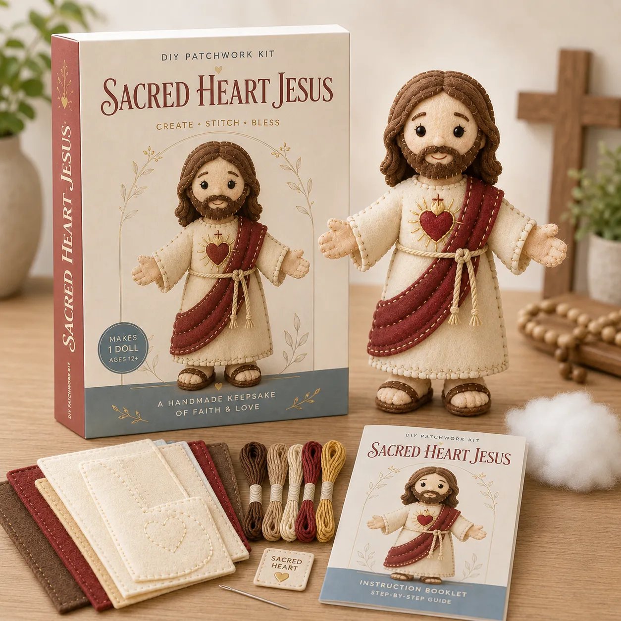 🔥LAST DAY 50% OFF - ✝️ Faith & Blessings DIY Patchwork Kit