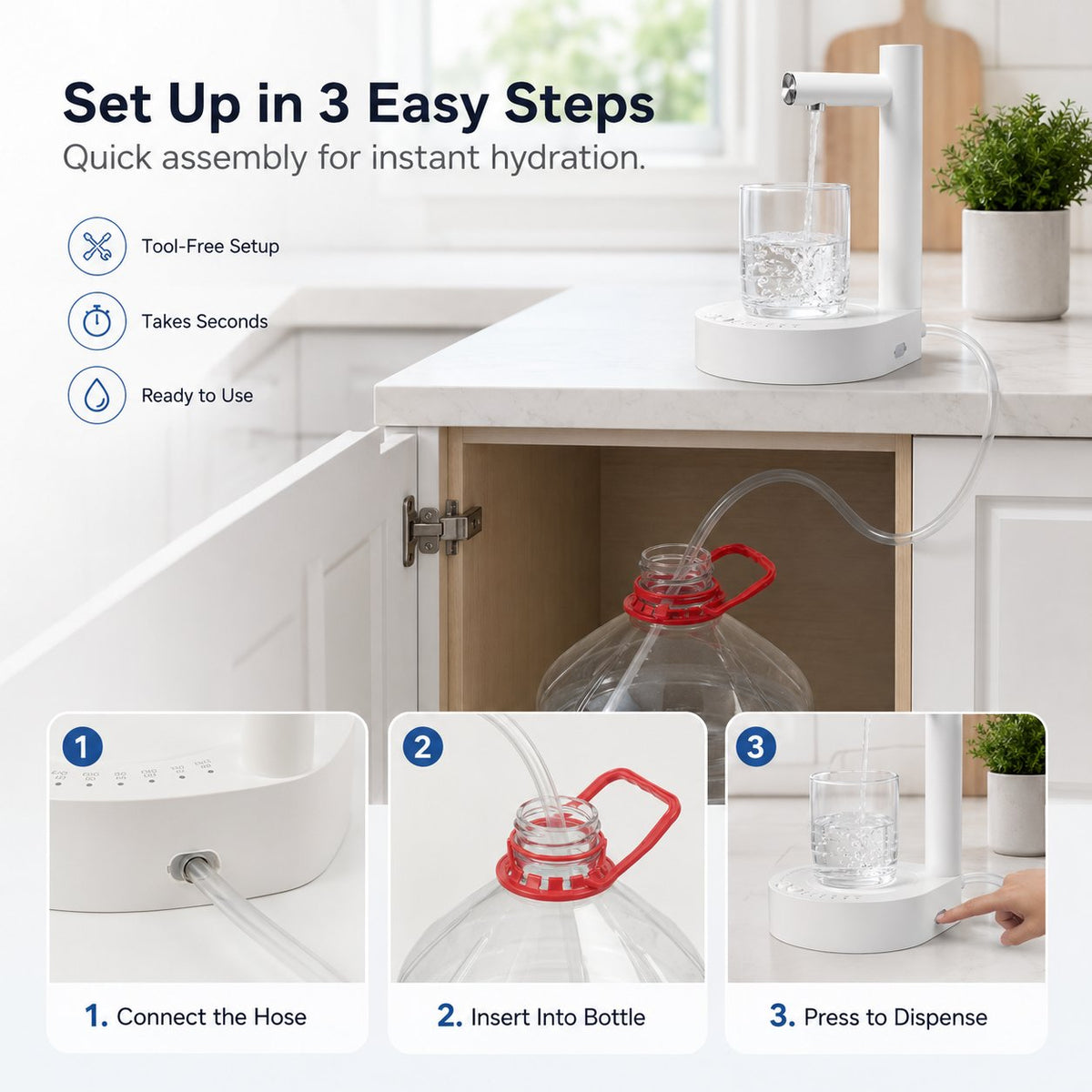 Desktop intelligent water pump