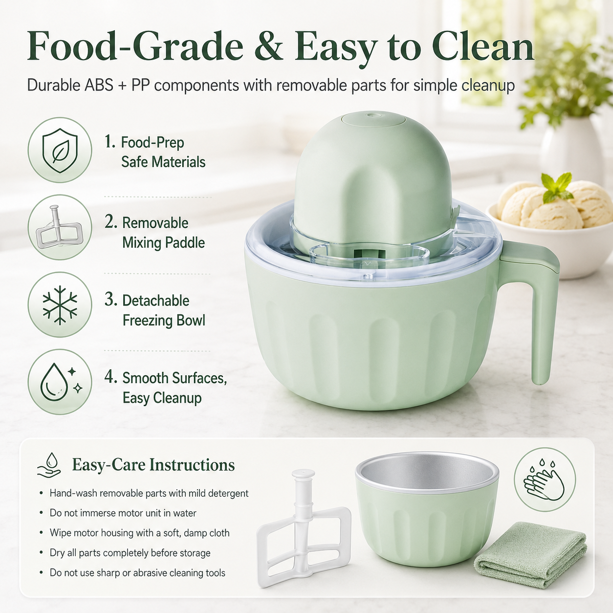 ☀️ Summer Limited-Time 49% OFF🍨Small Home Mini Ice Cream Maker Mug