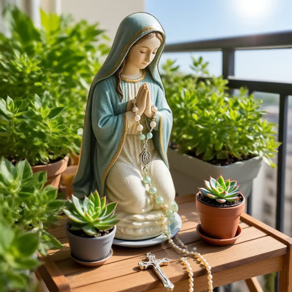 🎁Last Day 49% OFF🔥Handcrafted Virgin Mary Rosary Holder