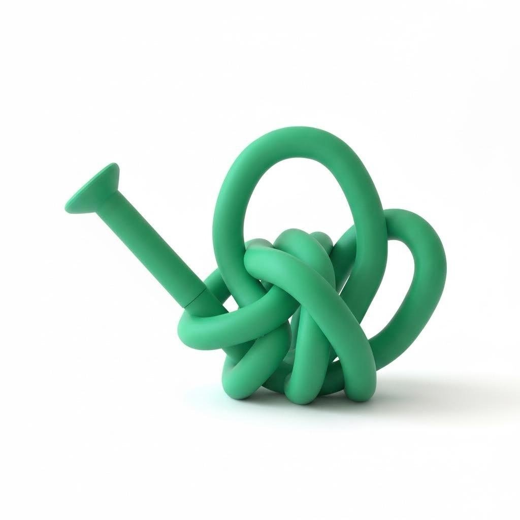 3-in-1 Watering Can with Interchangeable Nozzles