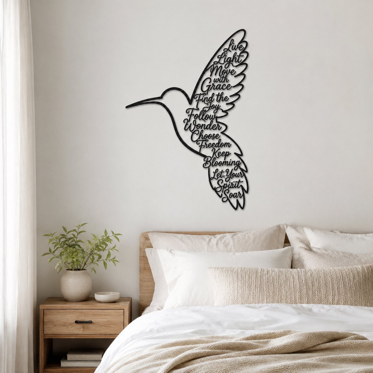 🐦2026 Keep Blooming Hummingbird Wall Art