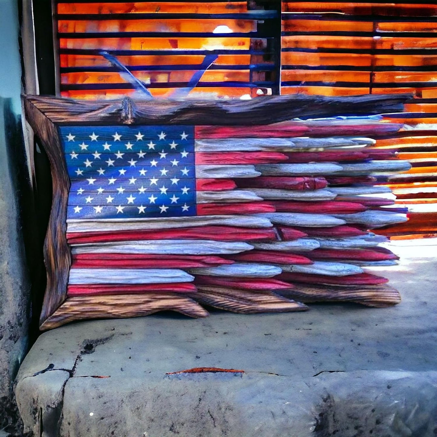 "The Battle Worn" Flag